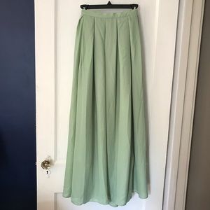 NWT Pleated Maxi Skirt
